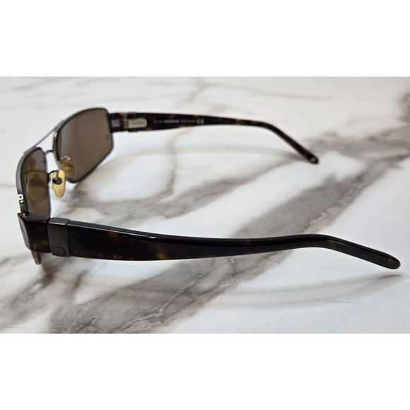 Montblanc MB 178S A36 61-14 135 Black Brown Polarized Sunglasses main image 8